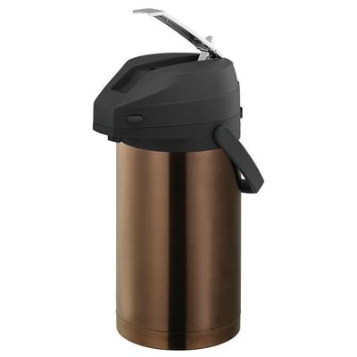 Service Ideas CTAL30BLRG 3 Liter Lever Action Airpot - Stainless Steel Liner, Rose Gold, Bronze