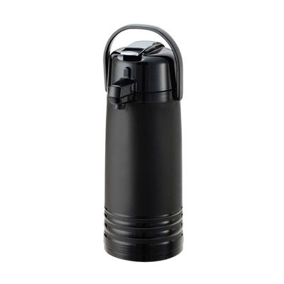 Service Ideas ECAL22PBLMAT 2 1/5 Liter Lever Action Airpot, Glass Liner, Matte Black