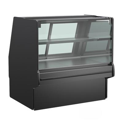 Structural Concepts GMDSV6R 73-1/8" Full Service Deli Case w/ Straight Glass - (2) Levels, 110-120v, Brown