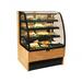 Structural Concepts HMG5153R 51" Full Service Bakery Case w/ Curved Glass - (4) Levels, 110/120v/1ph, Brown