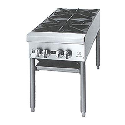 Jade Range JSP-360 3 Burner Stock Pot Range, Natural Gas, Stainless Steel, Gas Type: NG