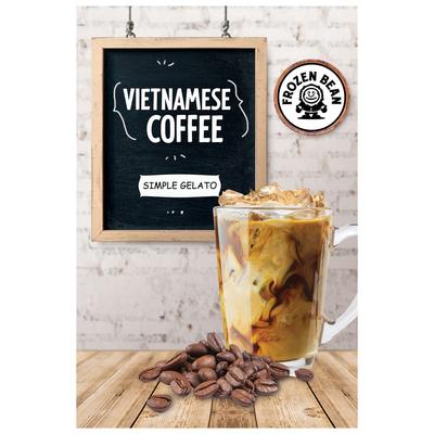 The Frozen Bean FG200029 48 oz Gelato & Ice Cream Mix, Vietnamese Coffee
