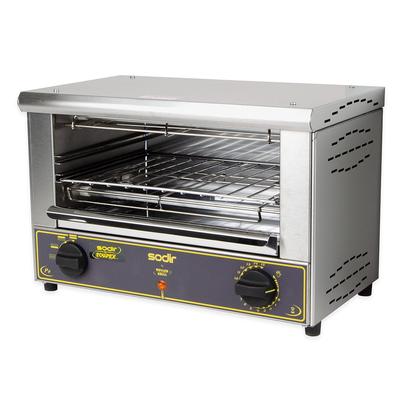 Equipex BAR-100 Countertop Commercial Toaster Oven w/ (1) Rack, 208-240v/1ph, 1 Wire Rack, Stainless Steel