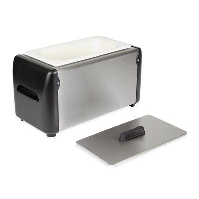 Equipex CI-1 Cold-It Chilled Batter Holder w/ Removable Chill Plate Insert, Stainless/Plastic, Silver