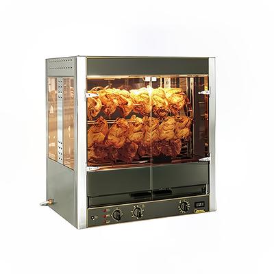 Equipex RBE-25 Electric 5 Basket Commercial Rotisserie, 208v/3ph, 16-25 Birds, Stainless Steel