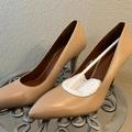 Coach Shoes | Coach Tan Leather Pumps | Color: Tan | Size: 7