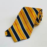 J. Crew Accessories | J. Crew Yellow Striped Necktie 100% Silk, Made In The Usa | Color: Yellow | Size: Os