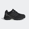 Wanderschuh ADIDAS TERREX "TERREX HYPERHIKER LOW", Gr. 32, schwarz (core schwarz, core schwarz, grau five), Textil, Synthetik, sportlich, Schuhe