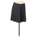 Ann Taylor LOFT Casual Skirt: Black Polka Dots Bottoms - Women's Size Medium