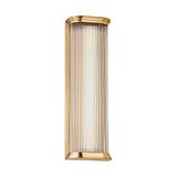 Hudson Valley Newburgh 5.25" Wide Aged Brass 1 Light LED Wall Sconce