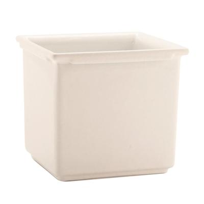 Bugambilia CIH1/6DD-WW 6"D Sixth Size Food Pan - Resin Coated Aluminum, White, 2.75 Quart