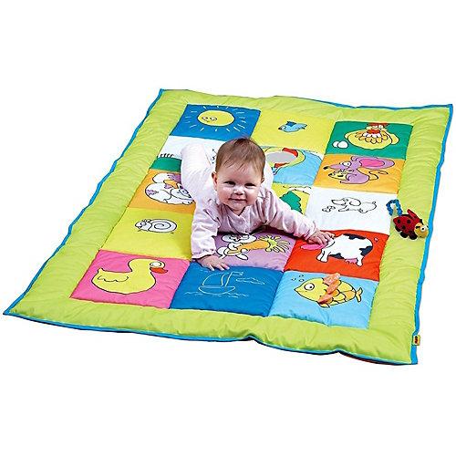 doppelseitige Babymatte mehrfarbig