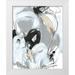 Vess June Erica 12x14 White Modern Wood Framed Museum Art Print Titled - Tangled Threads VI