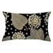 Shpwfbe Throw Pillow Covers Clearance Black Pillow Cover Bronzing Flowers and leaves Throw Pillow Case Pillow Covers Room Decor Body Pillow Cover