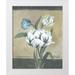 Cohen Marietta 26x32 White Modern Wood Framed Museum Art Print Titled - White Tulips I