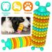 SHELLTON Dog Toothbrush Chew Toy Puppy Dental Care Teeth Cleaning Stick Toy for All Breed of Dogs - Dog Toothbrush Stick Dog Teeth Cleaning Chewing Playing Toy Durable Rubber Dog Teeth Cleaning