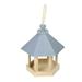 Outdoor Pigeon Squirrel Wild Bird Standing Patio Feeding Garden Decor Bird Cages Bird House Bird Feeder BLUE