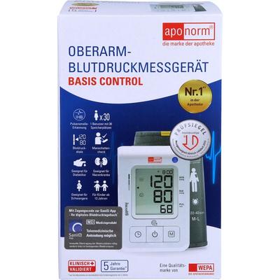 WEPA Apothekenbedarf - APONORM Blutdruckmessgerät Basis Control Oberarm Zusätzliches Sortiment