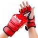 Aosijia Boxing Gloves for Men and Women Martial Arts Bag Gloves Kickboxing Gloves with Open Palms for Sparring Muay Thai MMA