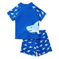 GYRATEDREAM Toddler Kid Baby Boys Rash Guard Trunks Swimsuit Trunk and Rashguard