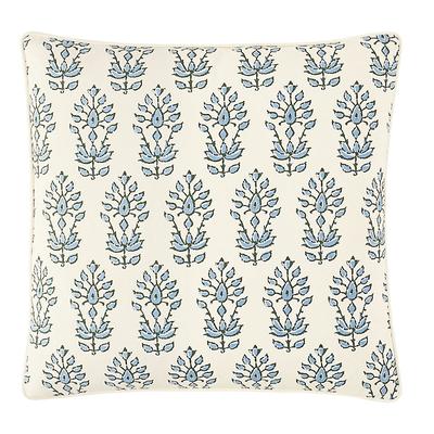 Annie Block Print Pillow - Sage - 20