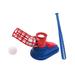 MesaSe Baseball Pitching Machine Automatic Pitcher Active Training Toys Set Outdoor Sport Games Gifts for 4-14 Years Old Kids Boys and Girls - Foot Press Style
