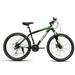 SOCOOL Mountain Bike Mens and Womens Aluminum Frame -Black & White & Green YB2122BK