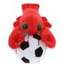 DolliBu Big Eye Lobster Stuffed Animal with Soccer Ball Plush - Soft Plush Huggable Lobster Adorable Playtime Plush Toy Cute Ocean Life Gift Soccer Plush Animal Toy for Kids Adults - 6 Inch