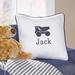 Harriet Bee Truck Motif Monogrammed Pillow Cover Cotton | 16 H x 16 W x 0.5 D in | Wayfair 2978598562C2461D8CA96E70E0FAF27F