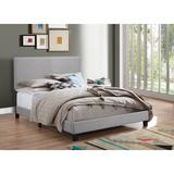 Ebern Designs Neculai Full/Double Standard Bed Wood & /Upholstered/Microfiber/Microsuede in Brown | 50 H x 84 W x 61 D in | Wayfair