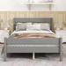 Red Barrel Studio® Cassetina Bed w/ Headboard & Footboard Wood in Gray | 35.4 H x 57 W x 79.5 D in | Wayfair 58CA4419A0A840A083E8F8874233464F