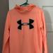 Under Armour Tops | Great Condition Womens Under Armour Cold Gear Hooded Sweatshirt | Color: Orange | Size: M