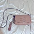 Gucci Bags | Gucci Soho Chain Crossbody Leather Medium Bag | Color: Tan | Size: Os