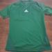 Adidas Tops | Adidas Tech Fit Green Shirt Size Large Women's | Color: Green | Size: L