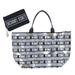 Victoria's Secret Bags | New Victoria’s Secret Black & Silver Sequin Bling Tote Bag & Wristlet | Color: Black/Silver | Size: Os