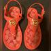 Coach Shoes | Coach Sandals | Color: Gold/Pink | Size: 7.5