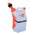 Race Tech Bidon d'essence remplissage rapide 15L translucide/orange, jaune