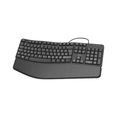 Hama Kabelgebundene Tastatur »EKC-400« mit Handballenauflage schwarz, 44.9x3.8x23.2 cm Image