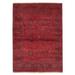 ECARPETGALLERY Hand-knotted Finest Khal Mohammadi Red Wool Rug - 4'11 x 6'6