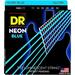 DR Strings Hi-Def NEON Blue Coated Medium (11-50) Electric Guitar Strings