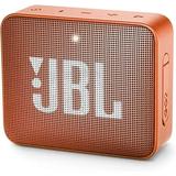 JBL GO2 Waterproof Ultra Portable Bluetooth Speakers Multi-Colors & 2 Pack Bundles (Orange)