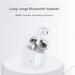 Headphones Bluetooth V77 White for running Family time Earphones for gaming Velvet Deluxe for man Mini In-ear