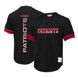 Men's Mitchell & Ness Black New England Patriots Camo Reflective Mesh T-Shirt