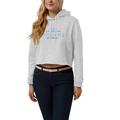 Women's League Collegiate Wear Heather Gray Columbia University 1636 Cropped Pullover Hoodie