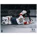 Spencer Knight Florida Panthers Autographed 16" x 20" White Jersey Diving Save Photograph