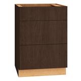 Dwelling Cabinet Co Rosemont 30" W X 34.5" H X 24" D Fully Assembled 3-Drawer Base Cabinet | 34.5 H x 30 W x 24 D in | Wayfair 3DB24-SFO19-M-SK-A
