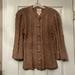 Anthropologie Sweaters | Anthropologie Lia Molly Tan Sweater Jacket Sz S | Color: Tan | Size: S