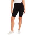 Plus Size Women's Classic Bike Shorts by June+Vie in Black (Size 26/28)