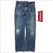 Levi's Jeans | Boyfriend Jeans Levi’s 501 Jeans Vintage Button Fly Distress Destroyed 34 | Color: Blue | Size: 34 X 34
