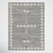 Gray/White 144 x 108 x 0.2 in Area Rug - Joss & Main Cinda Indoor Outdoor Handwoven Gray Area Rug Polyester | 144 H x 108 W x 0.2 D in | Wayfair